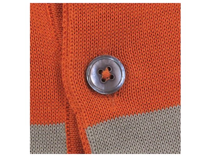 Polo Hermès in cotone XS Arancione - vista 4