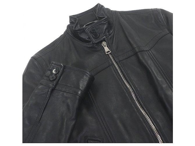 Dolce & Gabbana Chaqueta de piel de cordero Dolce&Gabbana Negro - vista 2
