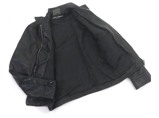 Dolce & Gabbana Chaqueta de piel de cordero Dolce&Gabbana Negro - vista 3