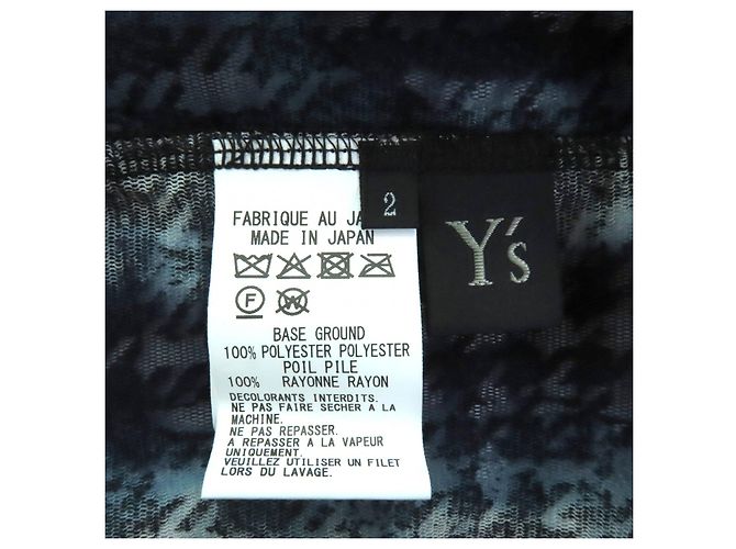 Autre Marque Y's T-Shirt aus Polyester Blau Marineblau - Ansicht 6