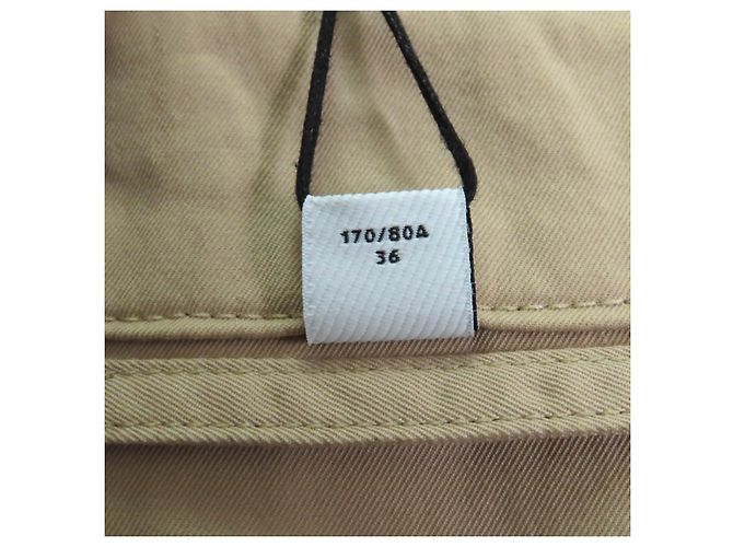 Trench Coat de Algodão Burberry Bege - vista 10