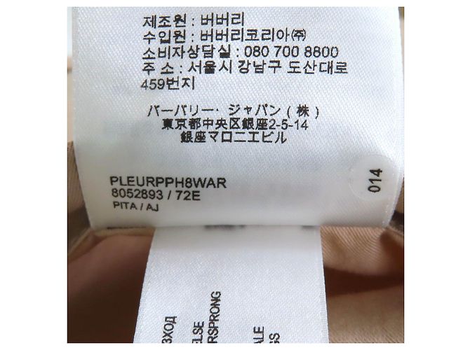 Trench Coat de Algodão Burberry Bege - vista 12