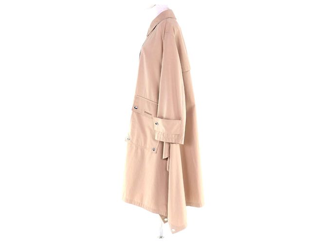 Trench Coat de Algodão Burberry Bege - vista 2