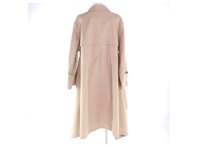 Trench Coat de Algodão Burberry Bege - vista 3