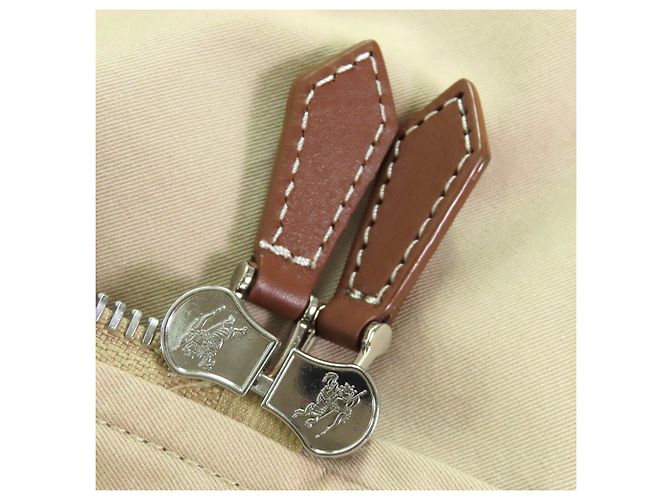 Trench Coat de Algodão Burberry Bege - vista 8