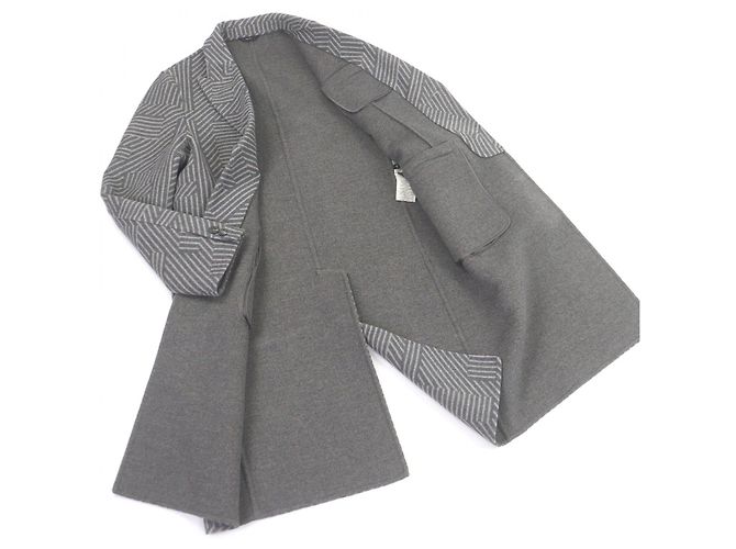 Fendi Chester Wollmantel Braun - Ansicht 3