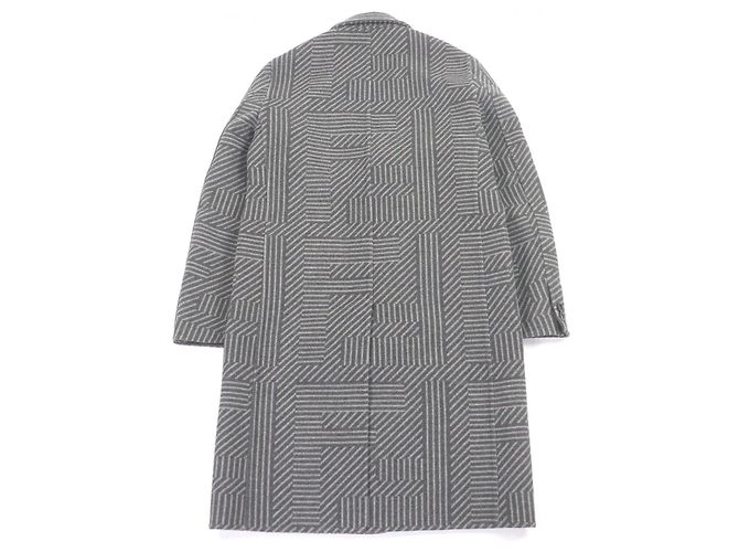 Fendi Chester Wollmantel Braun - Ansicht 4