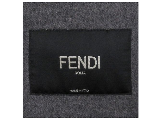 Fendi Chester Wollmantel Braun - Ansicht 8