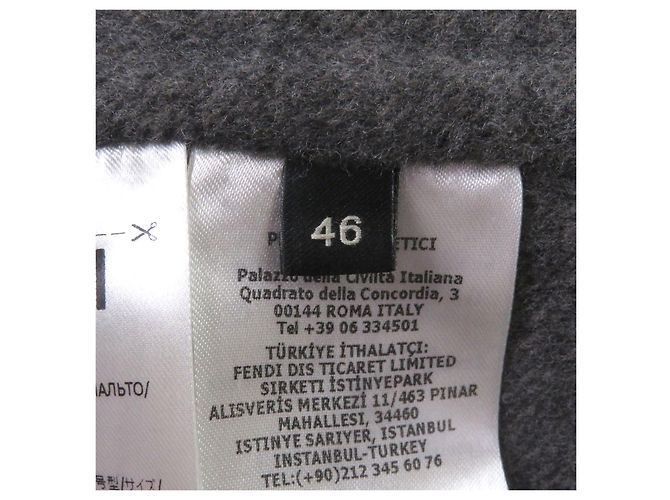 Fendi Chester Wollmantel Braun - Ansicht 9