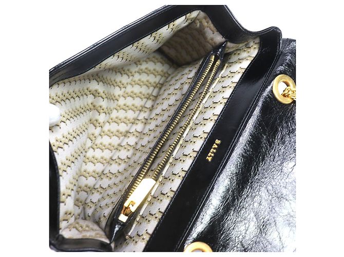 Borsa a tracolla in pelle Bally VIVA SM Viva Logo Nero - vista 8