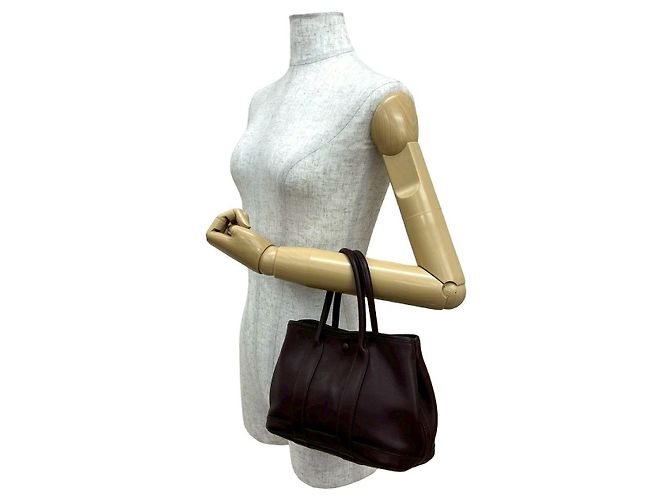 Borsa a mano Hermès Garden Twilly TPM Swift Mini Marrone - vista 2