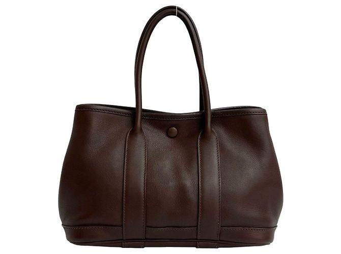 Borsa a mano Hermès Garden Twilly TPM Swift Mini Marrone - vista 3