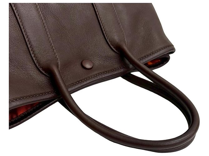 Borsa a mano Hermès Garden Twilly TPM Swift Mini Marrone - vista 4