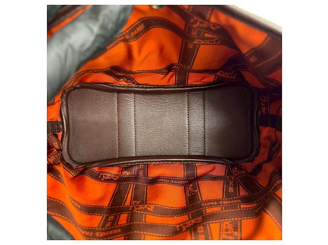 Borsa a mano Hermès Garden Twilly TPM Swift Mini Marrone - vista 9