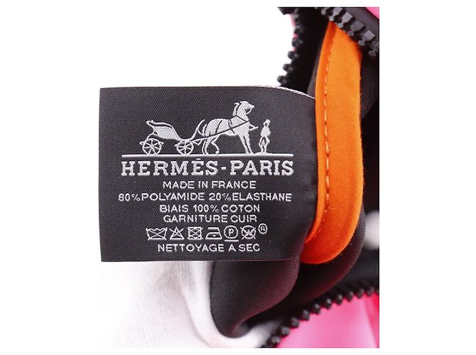 Bolsa Hermès Neobain MM em poliuretano Rosa - vista 6