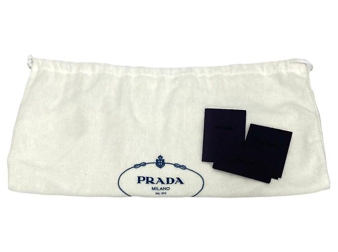Mini Sac Tote Prada Terry Blanc - vue 9