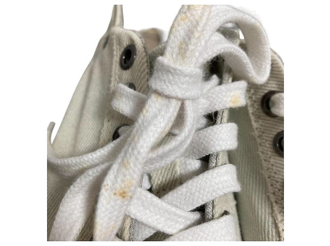 Autre Marque DIESEL Canvas Espadrille Sneaker Braun Grau - Ansicht 9