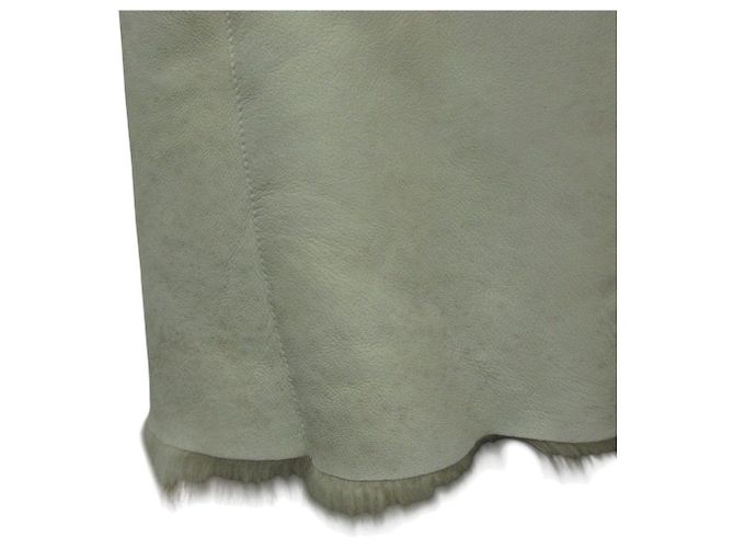 Casaco de pele de carneiro Max Mara Cru - vista 10