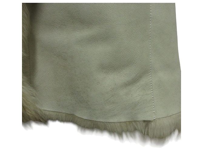 Casaco de pele de carneiro Max Mara Cru - vista 12