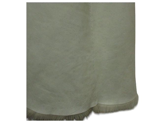 Casaco de pele de carneiro Max Mara Cru - vista 14