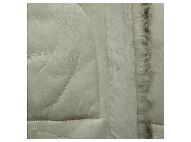 Casaco de pele de carneiro Max Mara Cru - vista 9