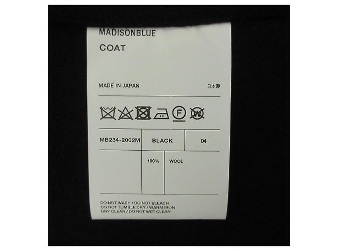 Autre Marque Cappotto lungo Duffle MADISONBLUE Nero - vista 7