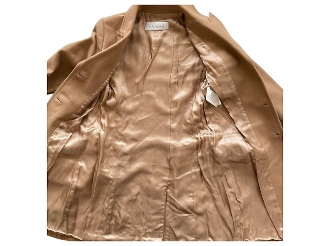 Casaco Max Mara Melton Bege Camel Camelo - vista 3