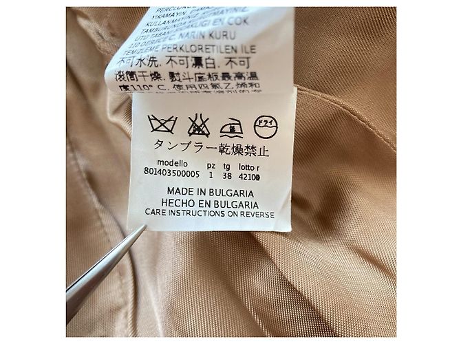 Casaco Max Mara Melton Bege Camel Camelo - vista 6