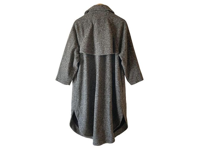 Autre Marque Abrigo de espiga Spick and Span Negro - vista 2