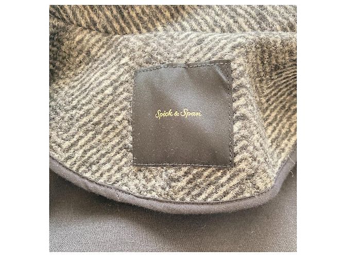 Autre Marque Abrigo de espiga Spick and Span Negro - vista 5