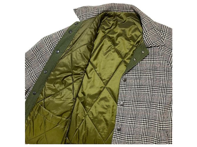 Autre Marque Abrigo reversible acolchado Glen Check Go To Hollywood Negro - vista 5