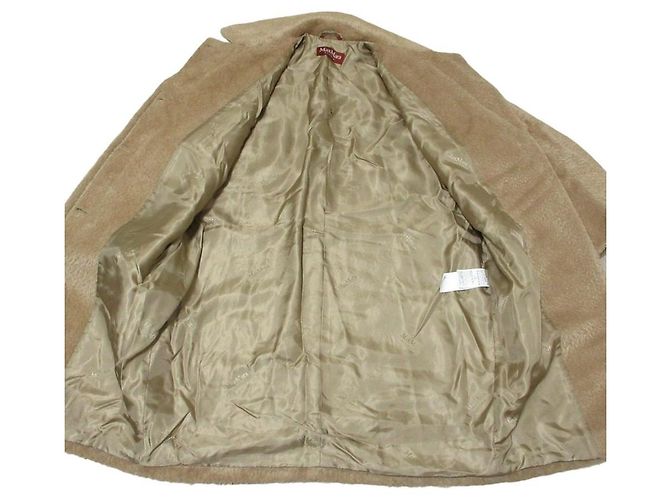 Cappotto Max Mara STUDIO Shaggy Alpaca Beige Cammello - vista 6