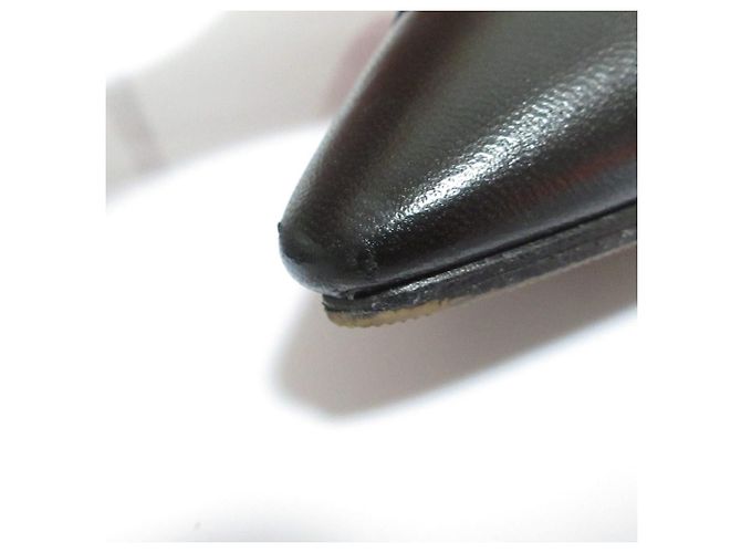 Décolleté a punta in pelle traforata Jimmy Choo Nero - vista 14