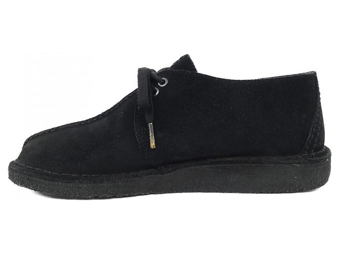 Autre Marque Sapatos de couro Clarks Preto - vista 2