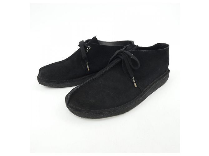 Autre Marque Sapatos de couro Clarks Preto - vista 3