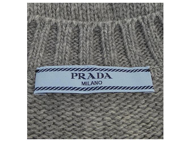 Prada Cashmere Blend Knit Brown - view 4