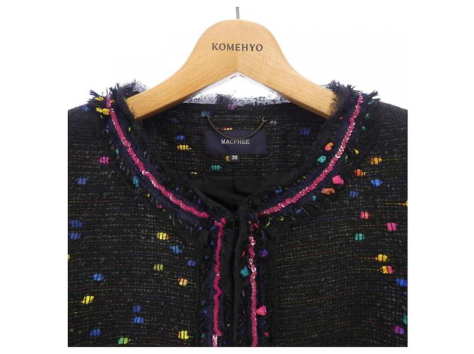 Autre Marque Chaqueta sin cuello MACPHEE Negro - vista 5