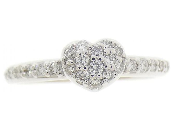 Autre Marque Anello Ponte Vecchio Heart Au750 Diamante Argento - vista 2