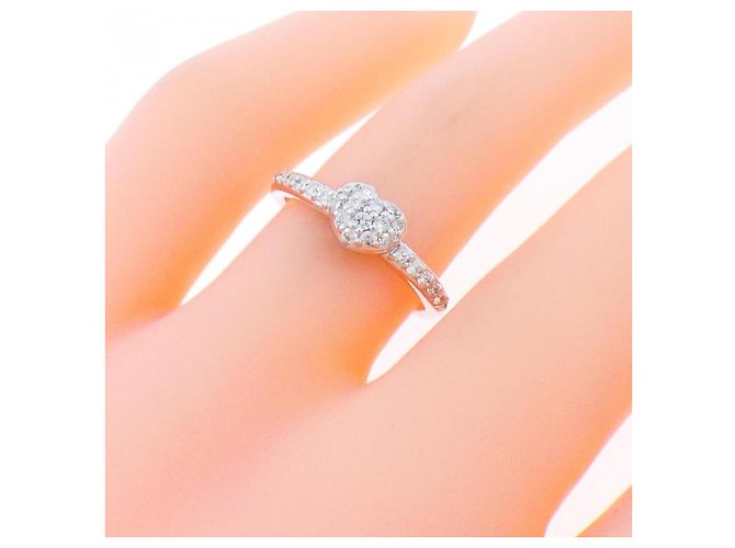 Autre Marque Anello Ponte Vecchio Heart Au750 Diamante Argento - vista 5