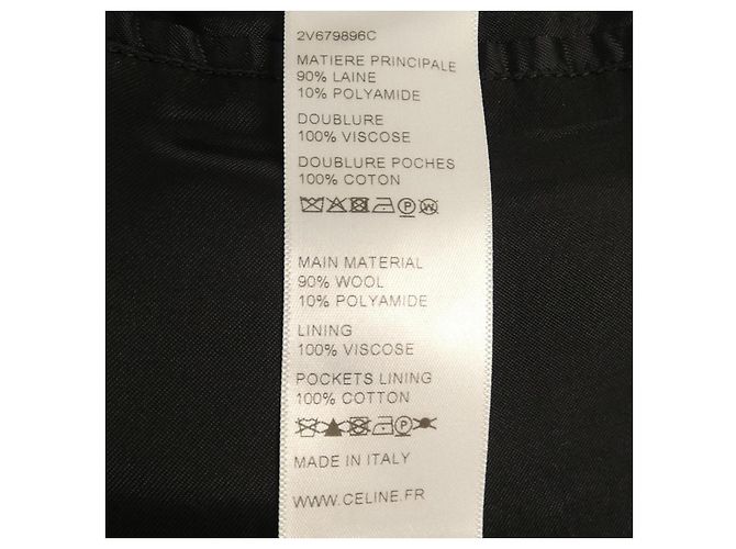 Céline Celine Blouson Jacke Schwarz - Ansicht 3