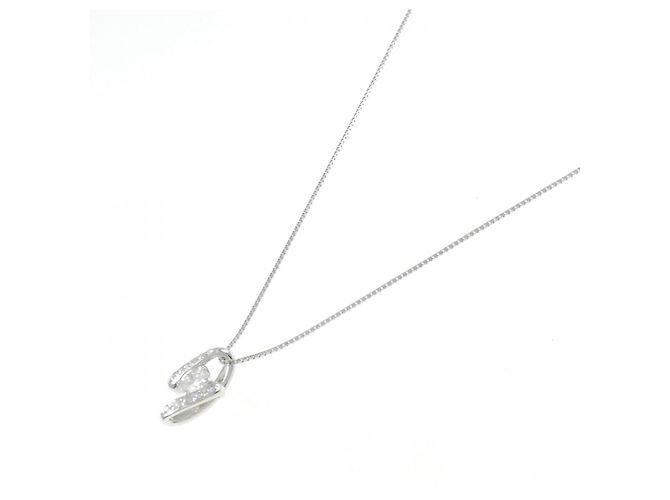 Autre Marque Collar de diamantes PT900 PT850 Plata - vista 2