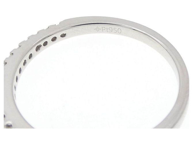 Autre Marque Anel Gstb Platinum950 Diamante Prata - vista 4