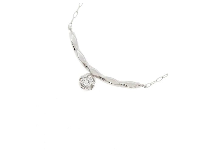Autre Marque Diamantenhalskette PT950 PT850 Silber - Ansicht 3