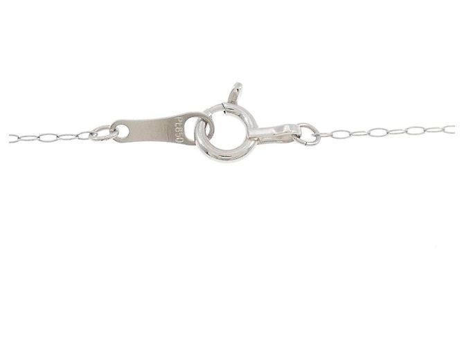 Autre Marque Diamantenhalskette PT950 PT850 Silber - Ansicht 5