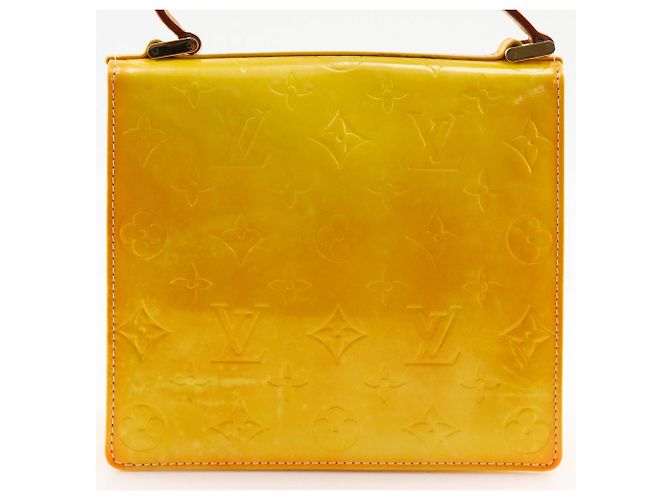 Louis Vuitton Spring Street Monogram Vernis Handtasche Gelb - Ansicht 11