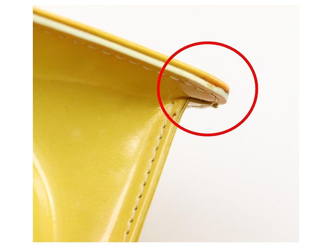 Louis Vuitton Spring Street Monogram Vernis Handtasche Gelb - Ansicht 15