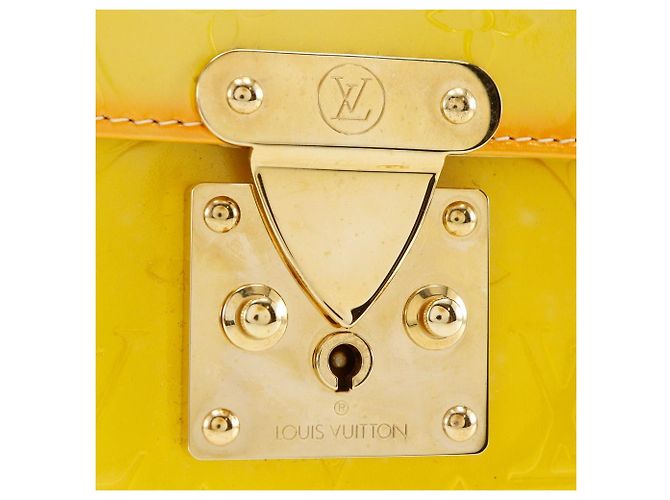 Louis Vuitton Spring Street Monogram Vernis Handtasche Gelb - Ansicht 17