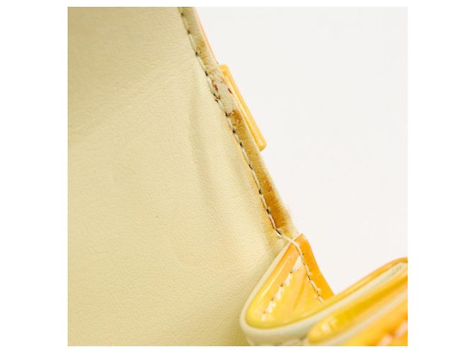 Louis Vuitton Spring Street Monogram Vernis Handtasche Gelb - Ansicht 8