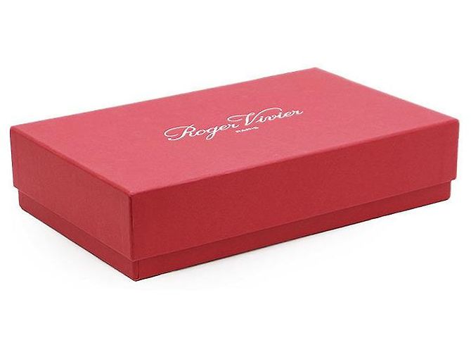 Clutch Roger Vivier Efflorescence em cetim e couro Dourado - vista 12