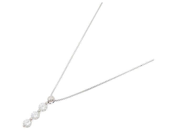 Autre Marque Collar de diamantes Pt950 Pt850 Plata - vista 2